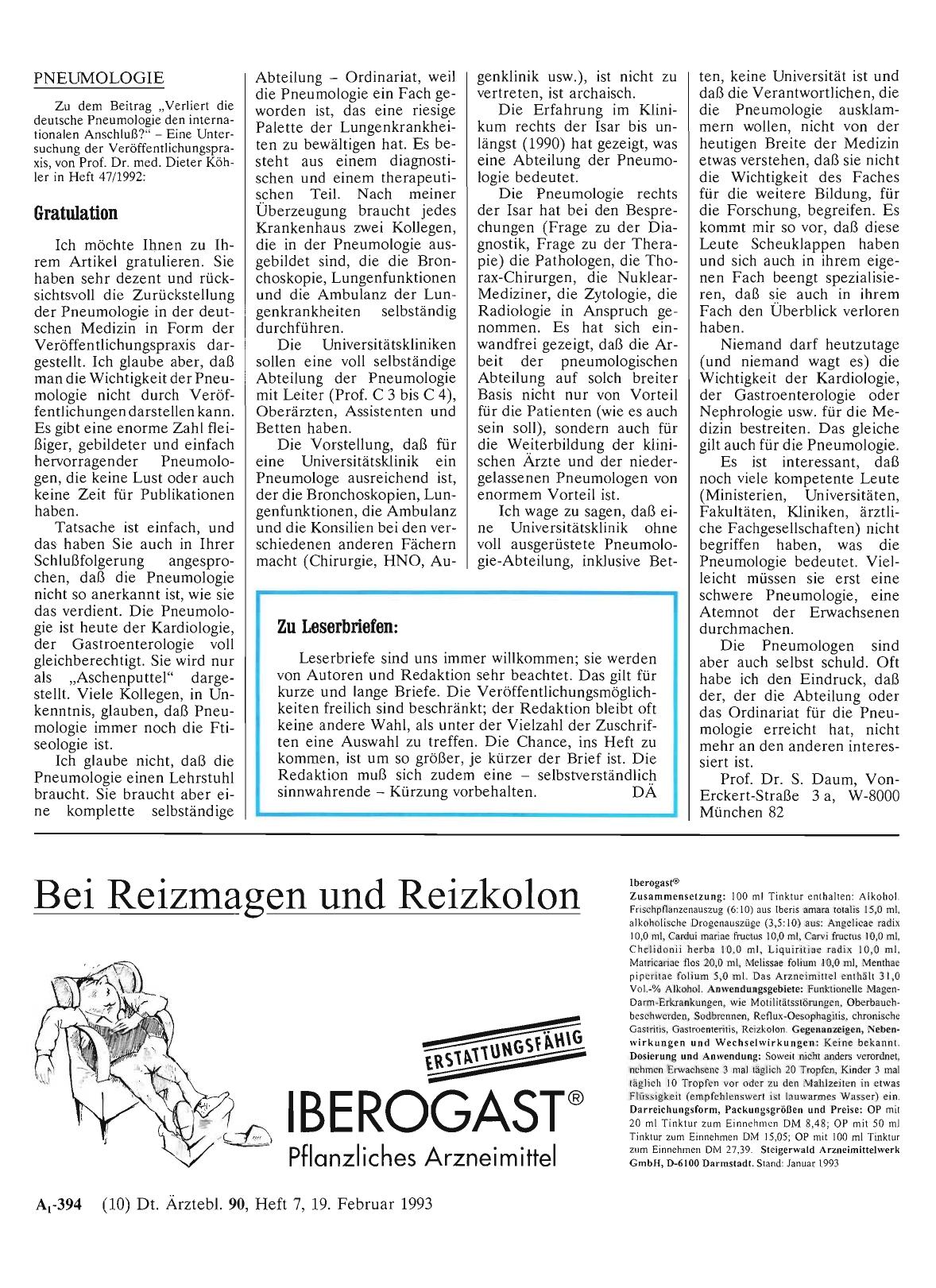 Vorschauseite 1: PNEUMOLOGIE: Gratulation