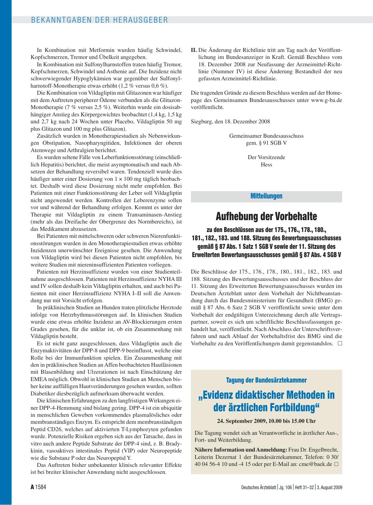 Vorschauseite 1: Tagung der Bundesärztekammer: „Evidenz didaktischer Methoden in der ärztlichen Fortbildung“