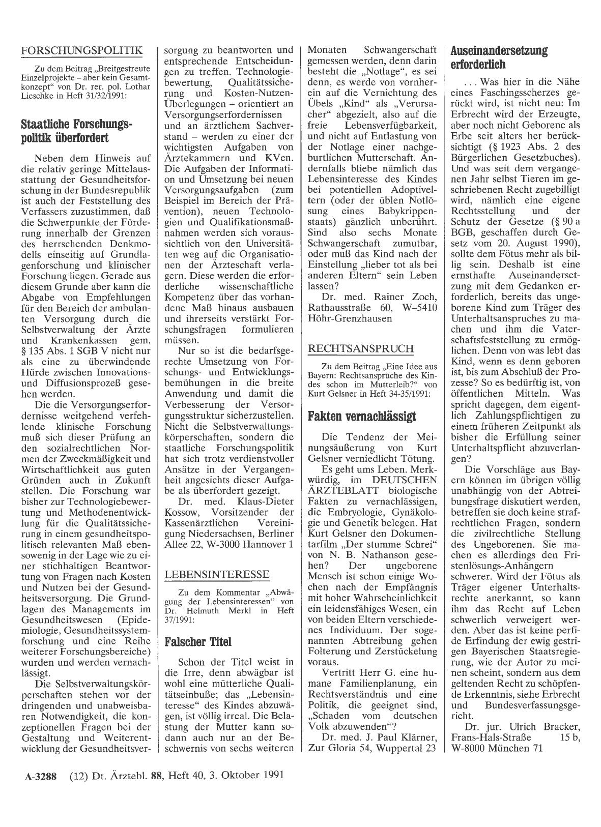Vorschauseite 1: RECHTSANSPRUCH: Auseinandersetzung erforderlich