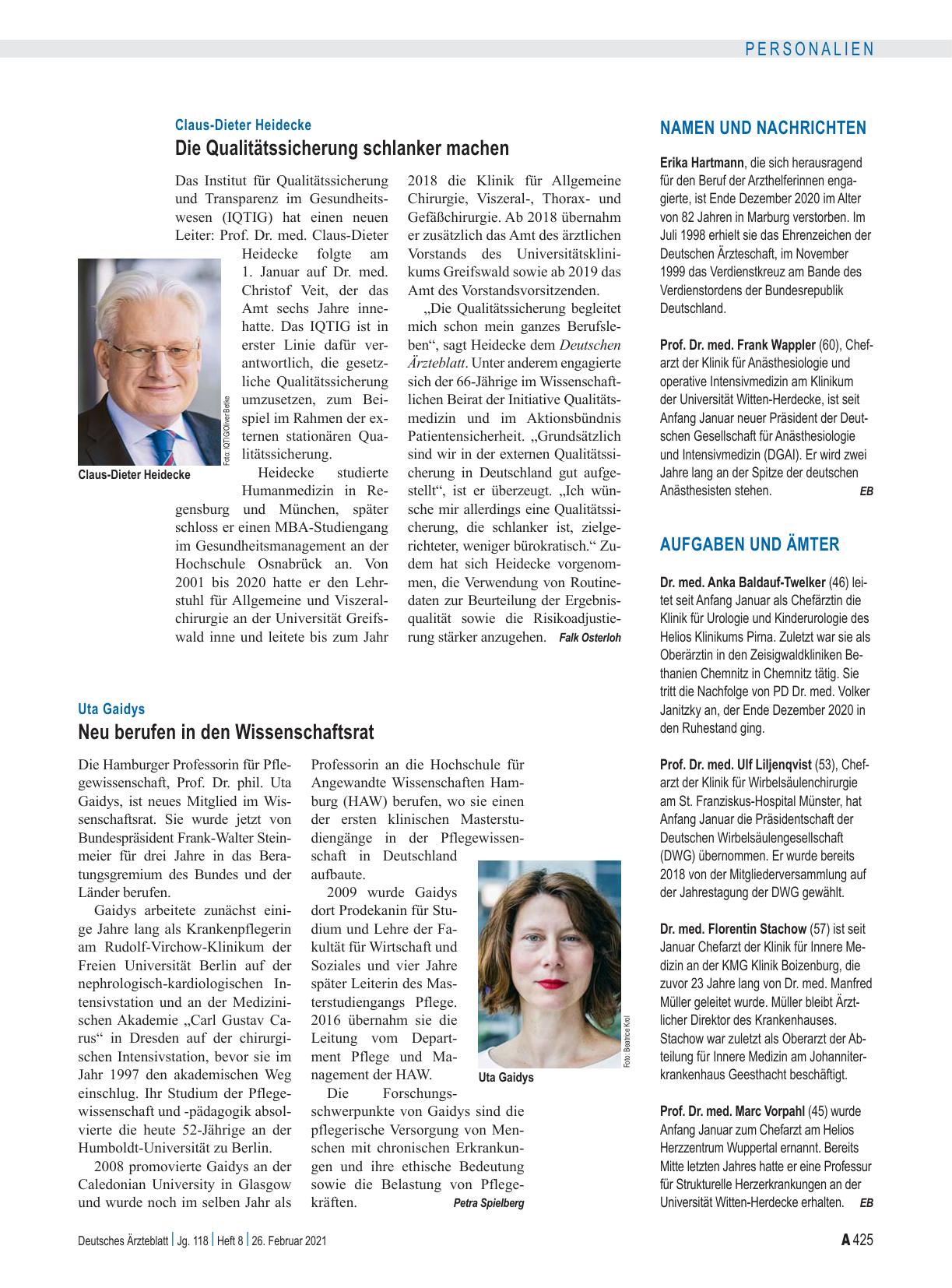 Vorschauseite 1: Aufgaben und Ämter