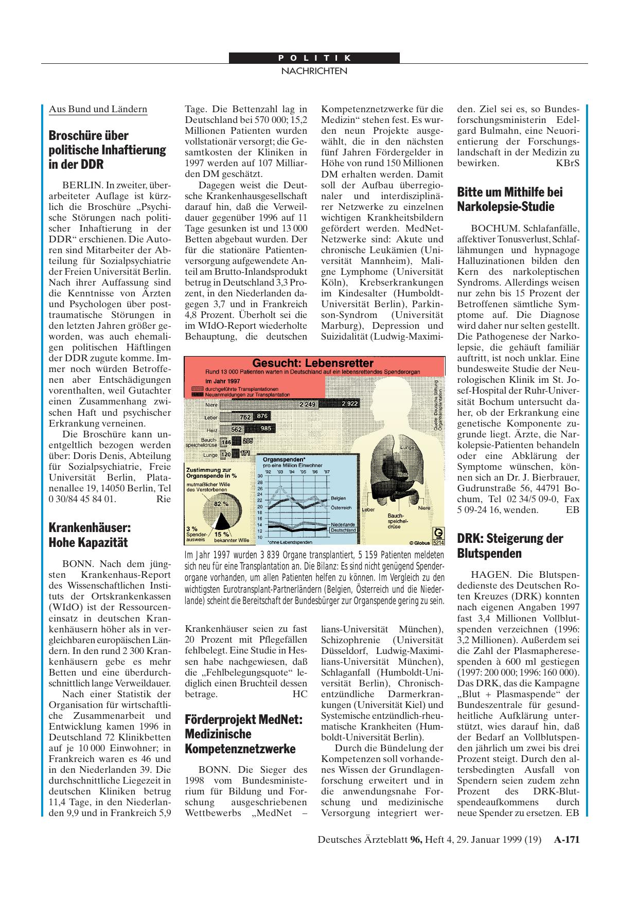 Vorschauseite 1: Krankenhäuser: Hohe Kapazität