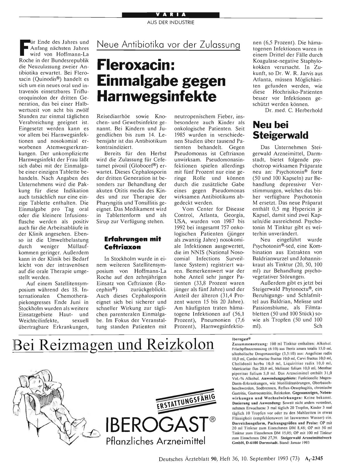 Vorschauseite 1: Neu bei Steigerwald