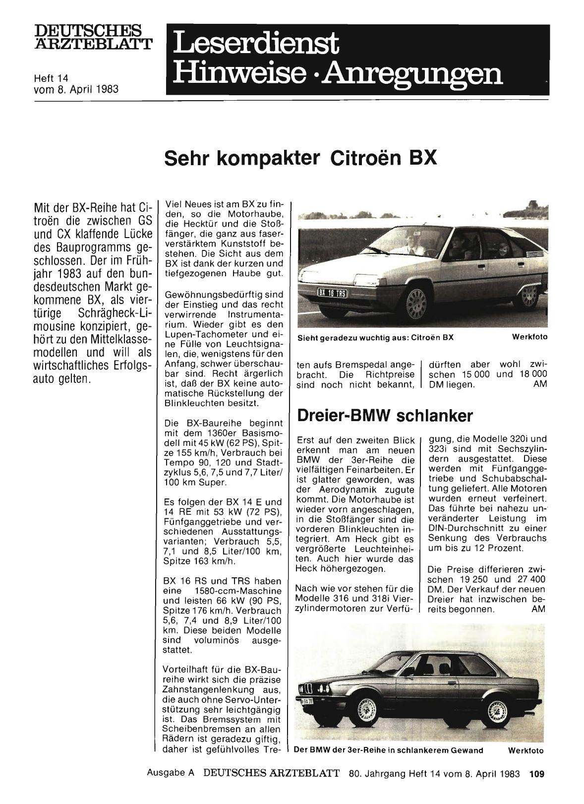 Vorschauseite 1: Dreier-BMW schlanker