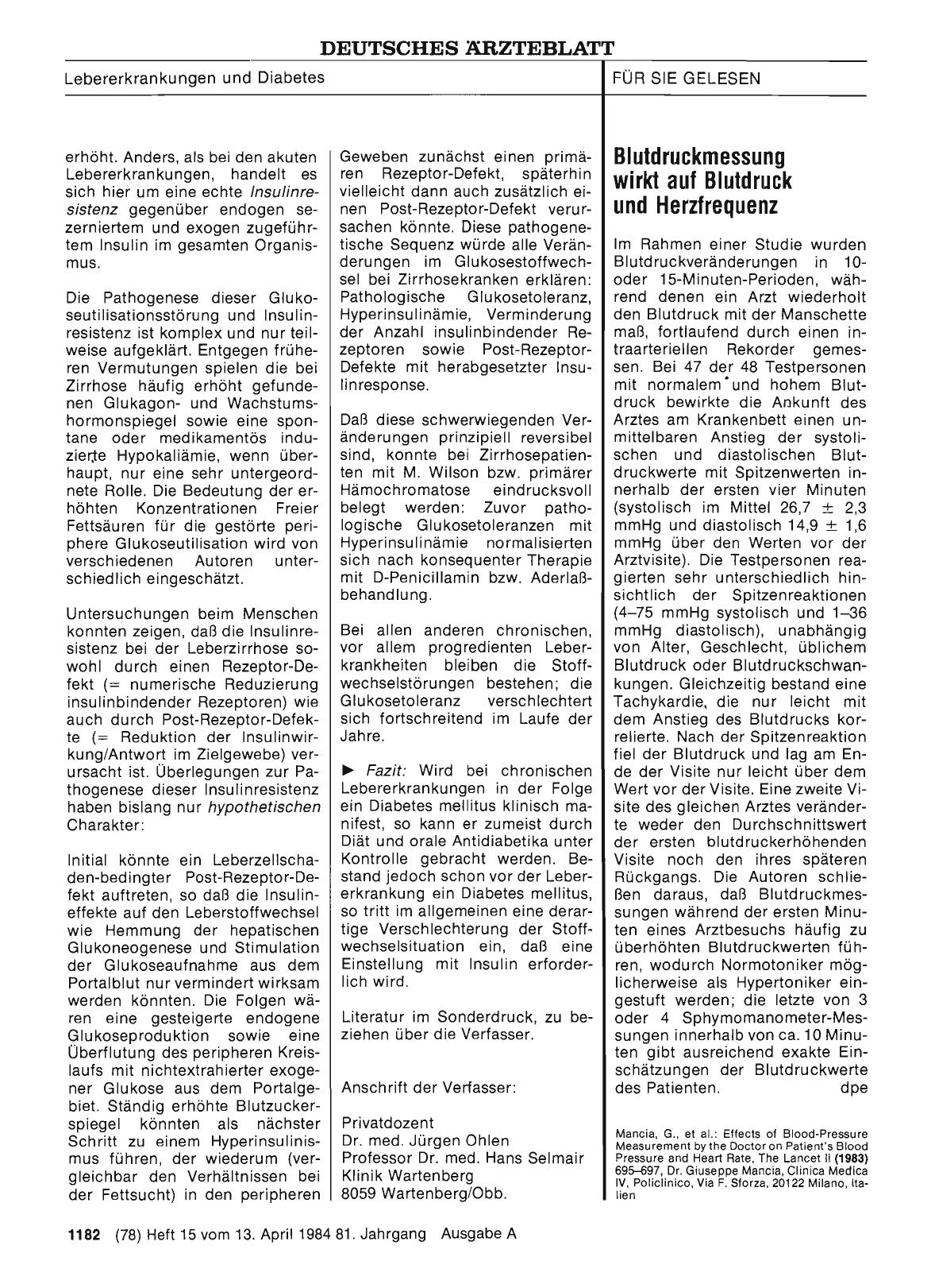 Vorschauseite 1: Blutdruckmessung wirkt auf Blutdruck und Herzfrequenz