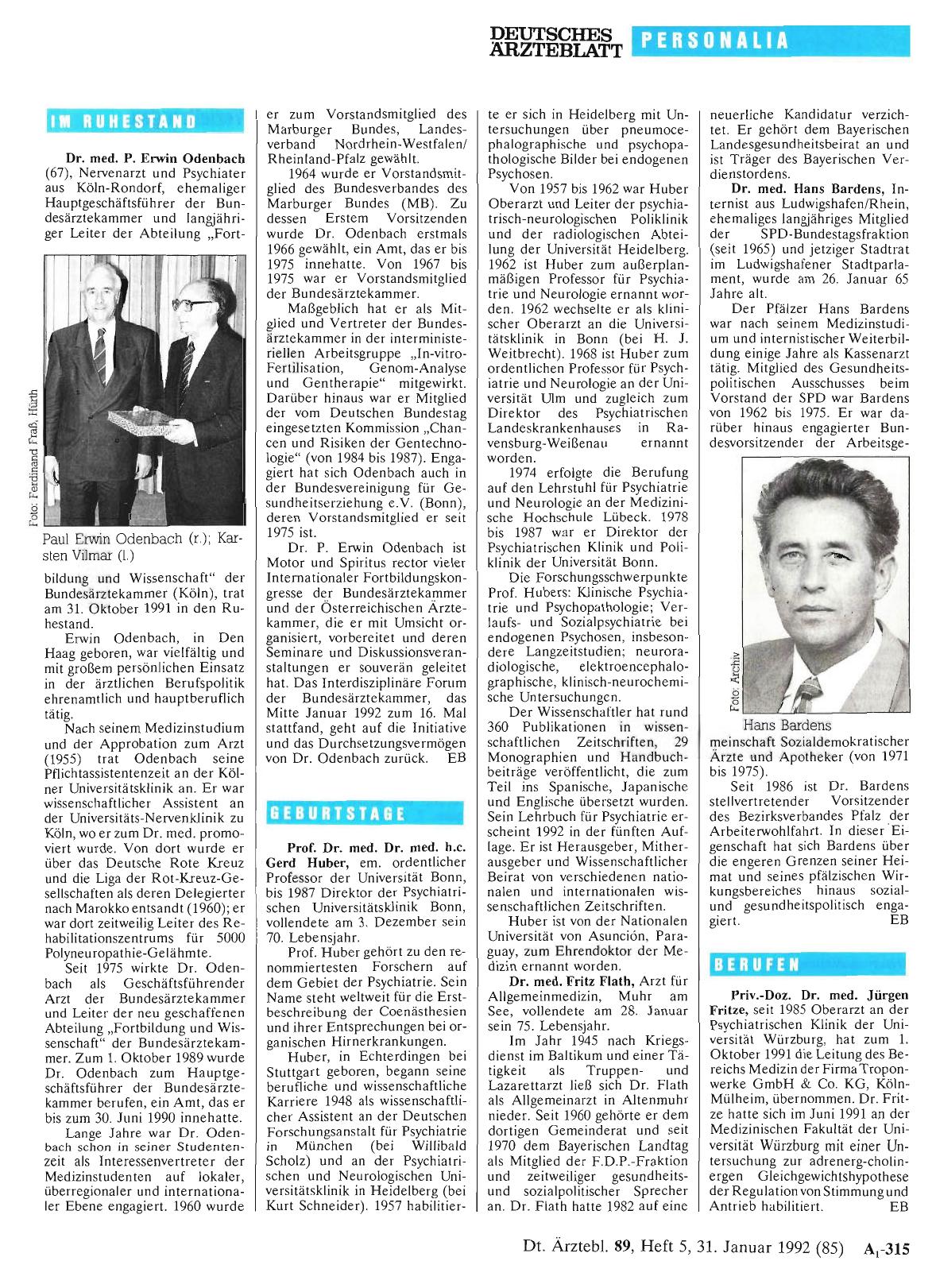Vorschauseite 1: Berufen