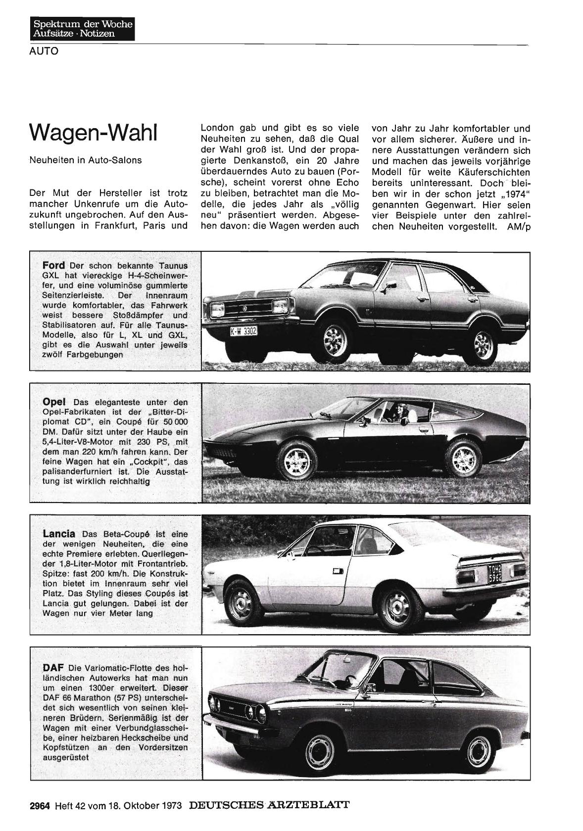 Vorschauseite 1: Wagen-Wahl