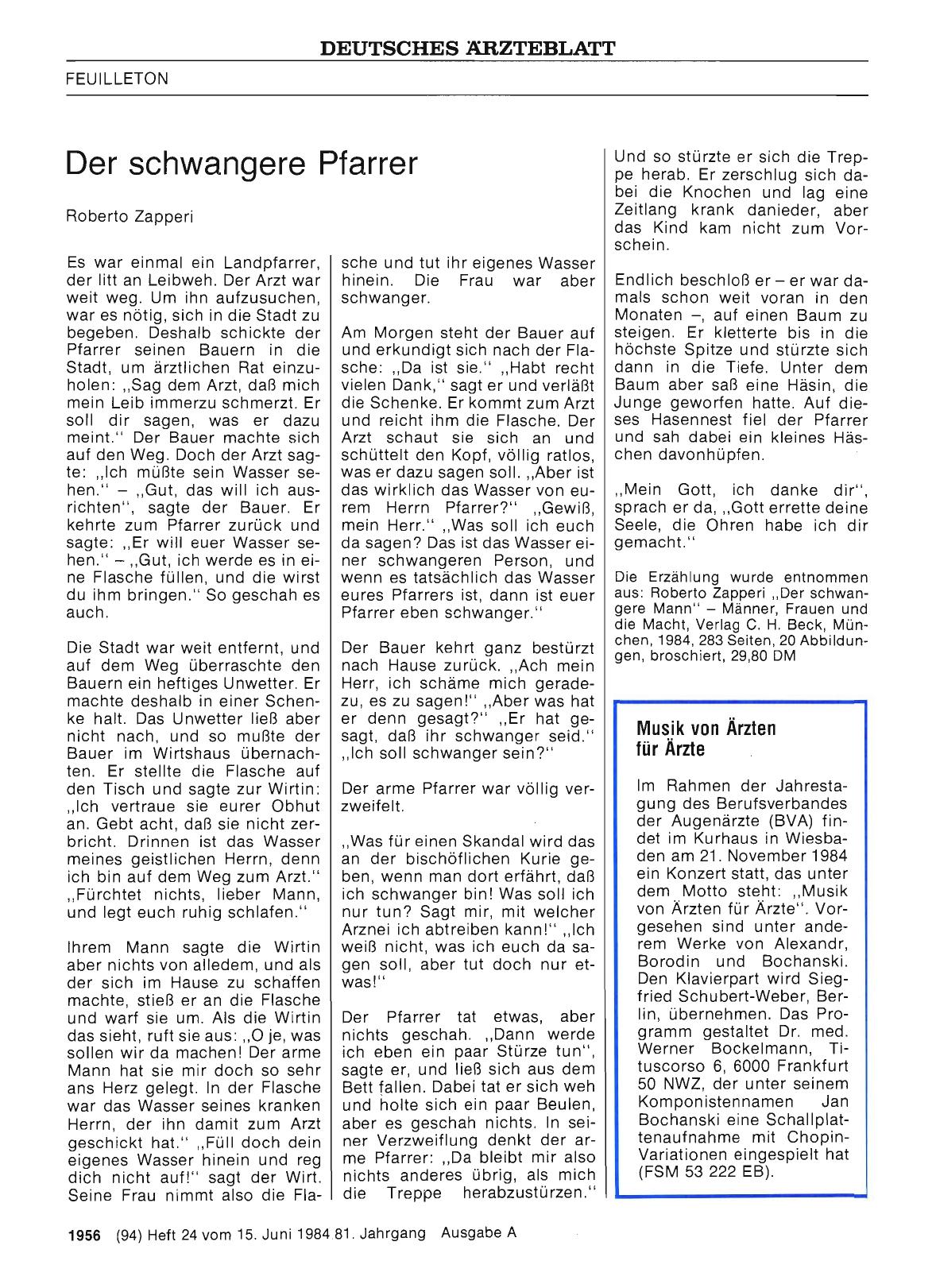 Vorschauseite 1: Der schwangere Pfarrer