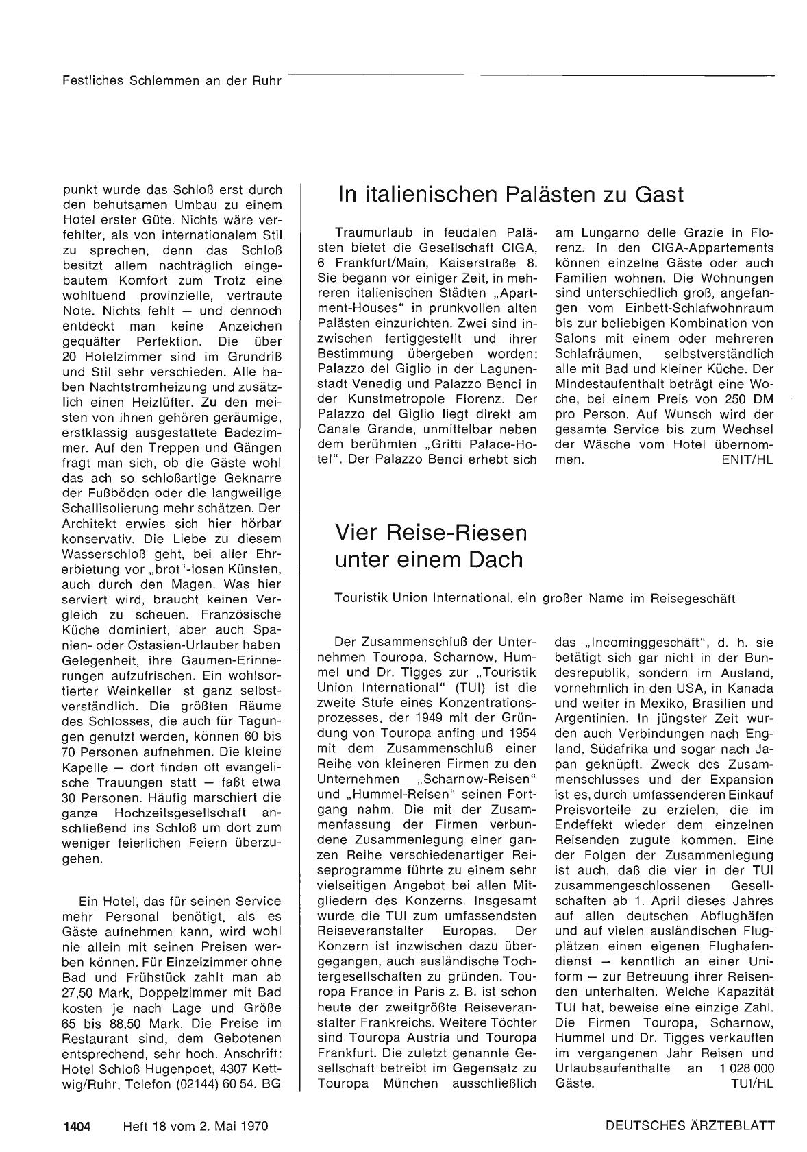 Vorschauseite 1: In italienischen Palästen zu Gast
