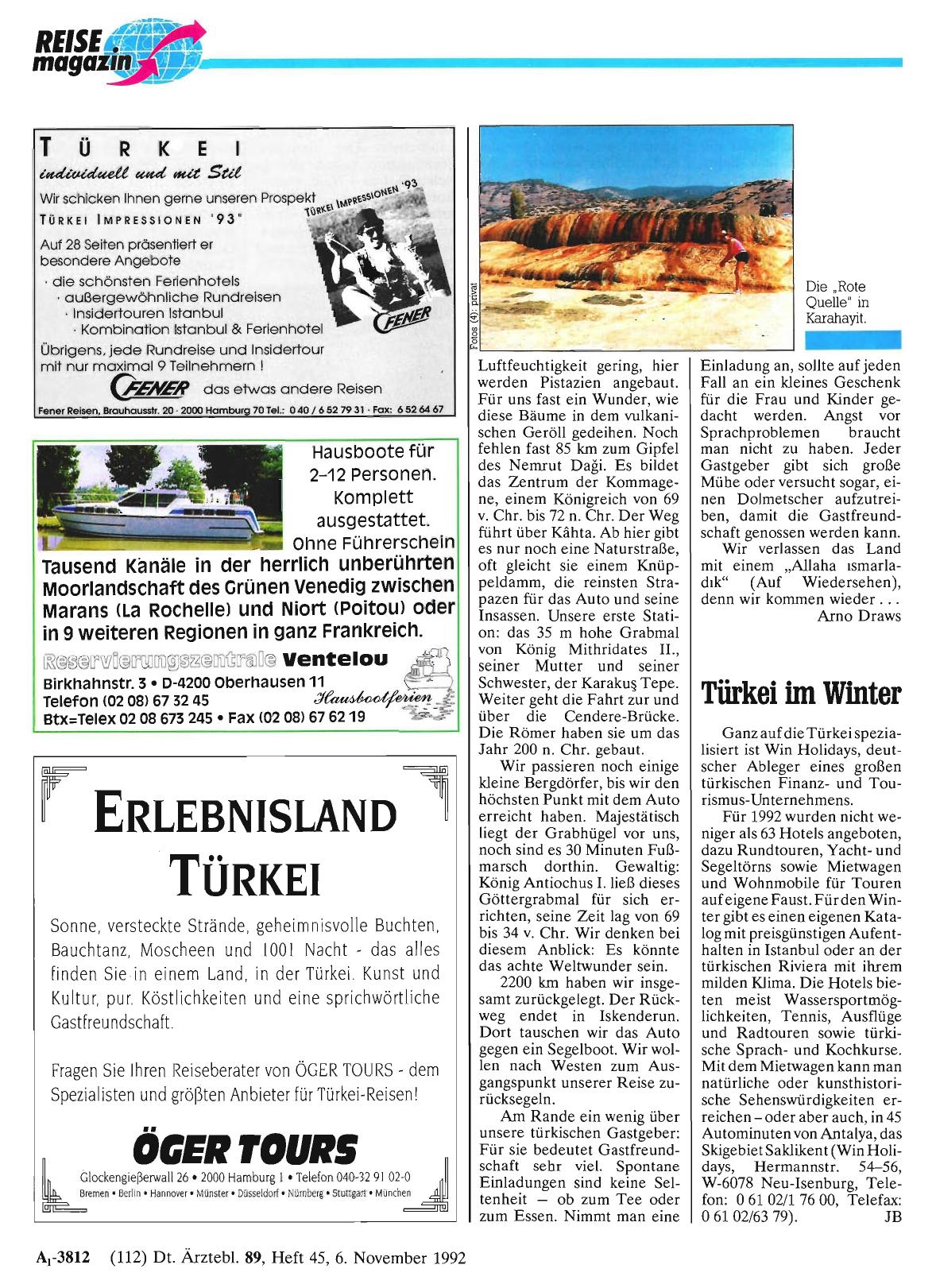 Vorschauseite 1: Türkei im Winter