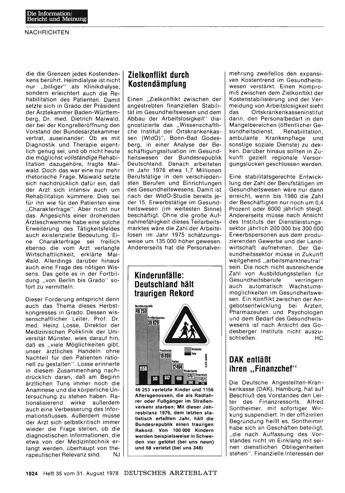 Vorschauseite 1: DAK entläßt ihren „Finanzchef“