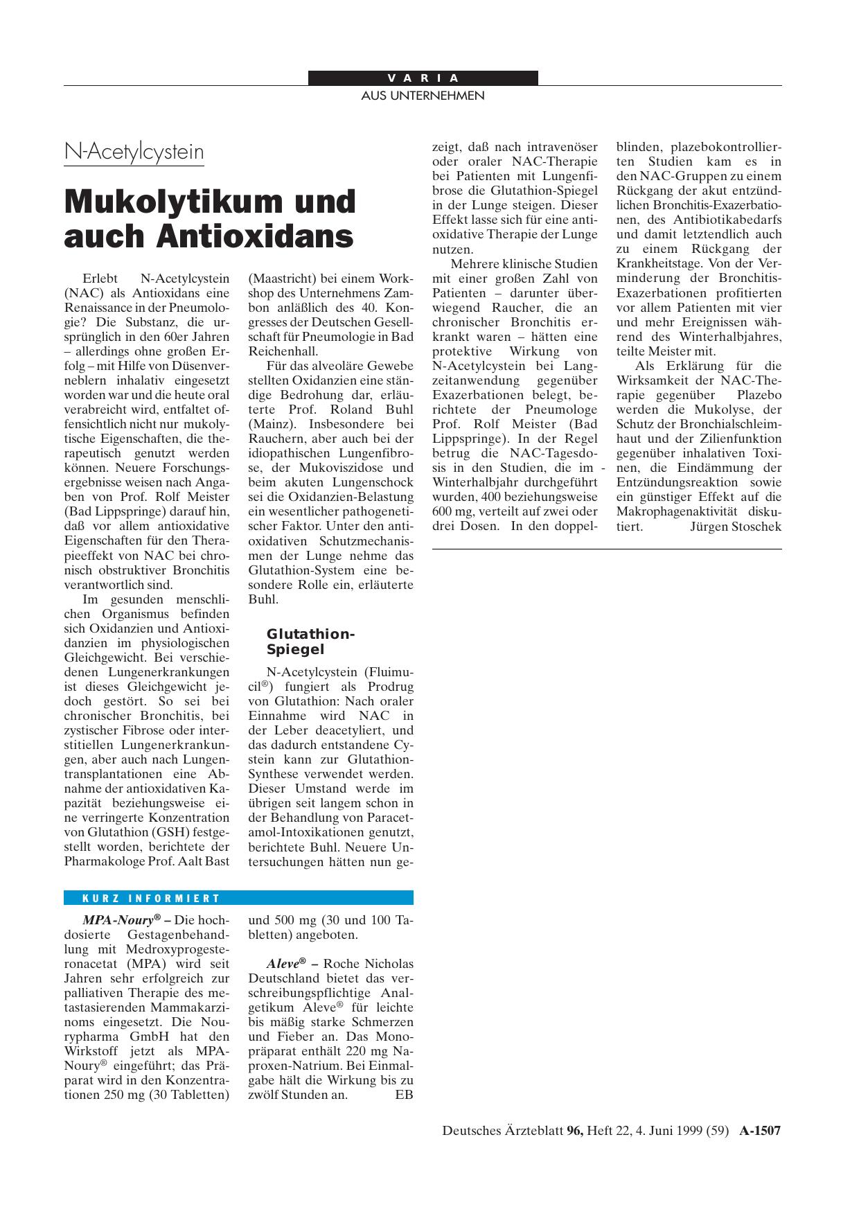 Vorschauseite 1: kurz informiert