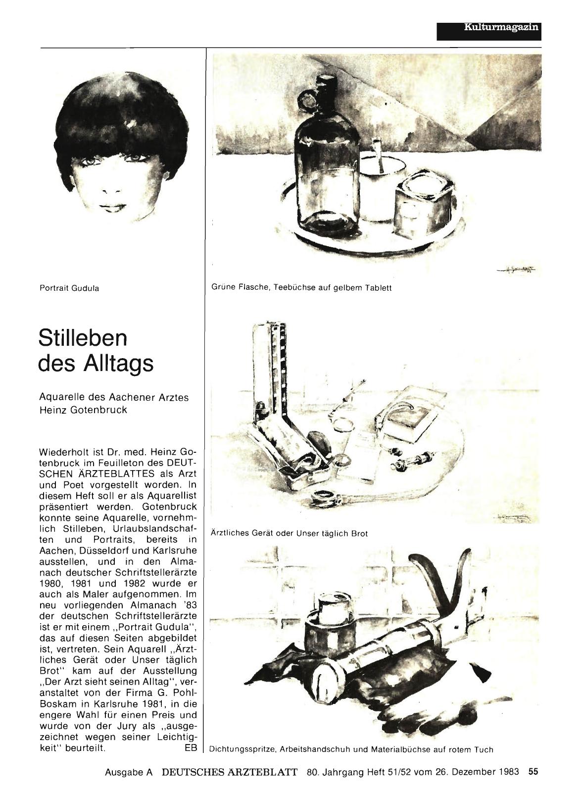 Vorschauseite 1: Stilleben des Alltags