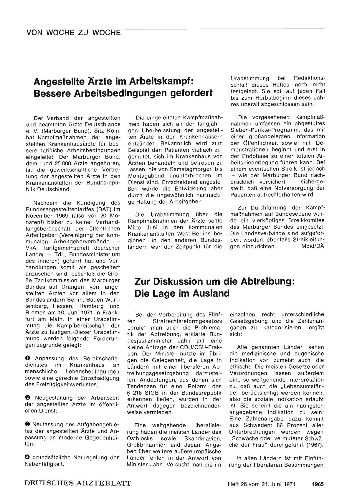 Vorschauseite 1: Angestellte Ärzte im Arbeitskampf: Bessere Arbeitsbedingungen gefordert