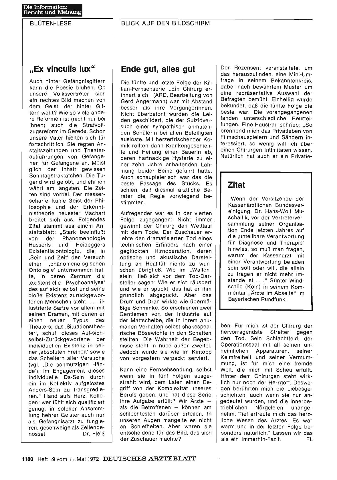 Vorschauseite 1: Ende gut, alles gut