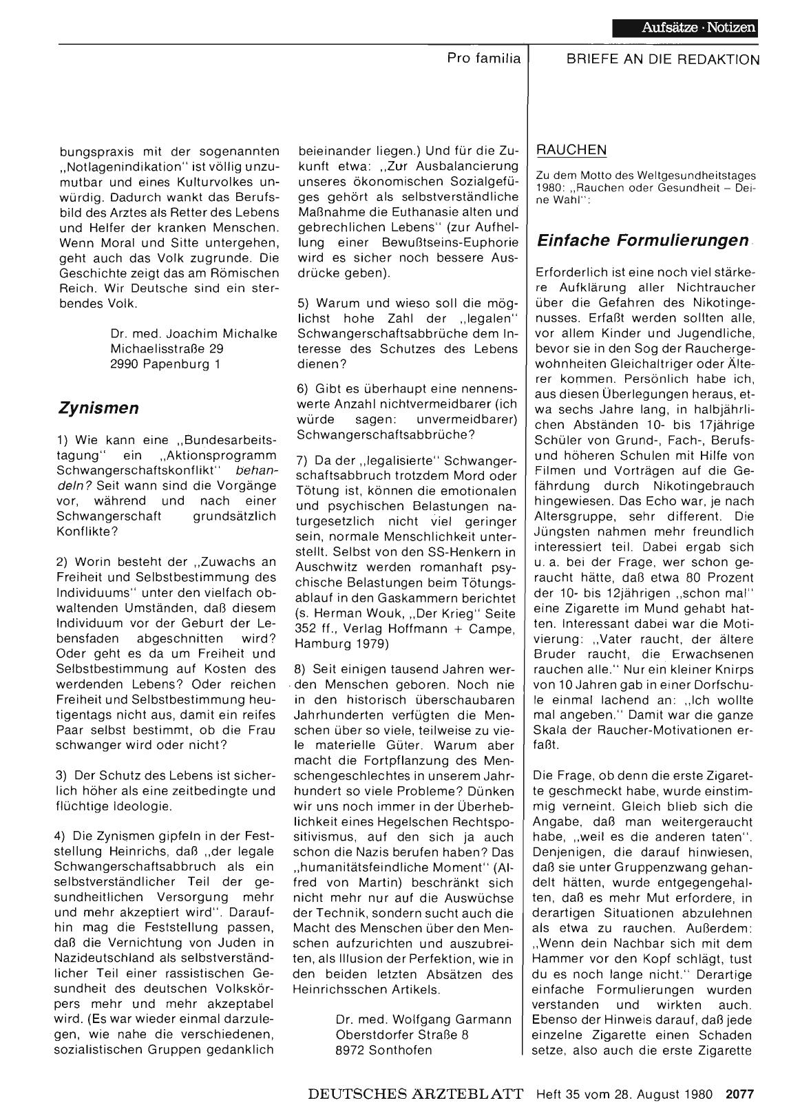 Vorschauseite 1: RAUCHEN: Einfache Formulierungen