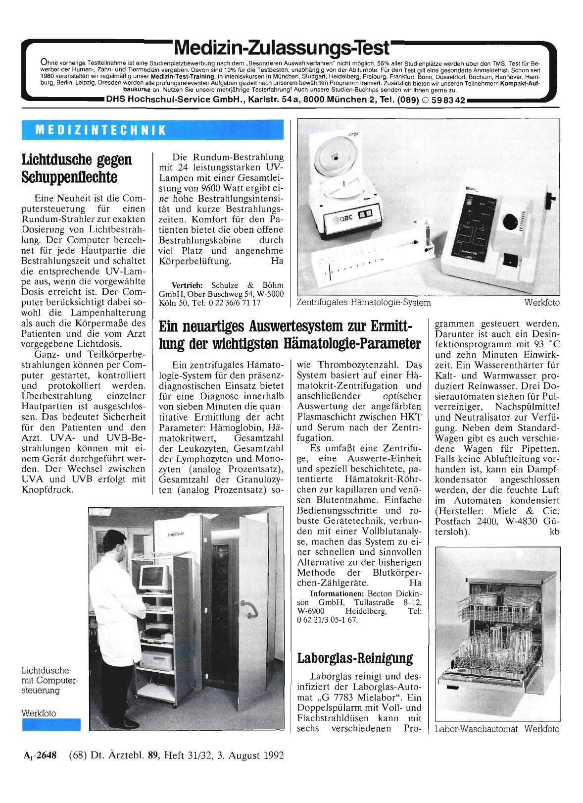 Vorschauseite 1: Laborglas-Reinigung
