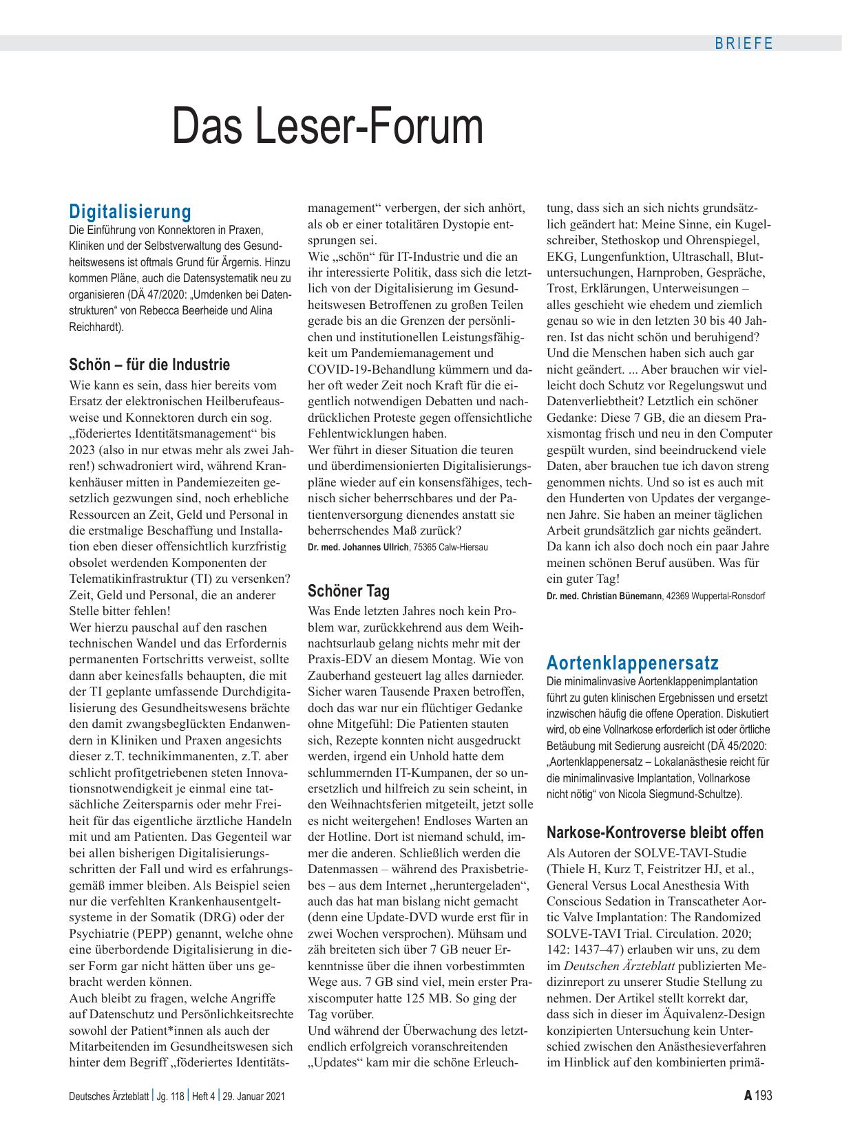 Vorschauseite 1: Digitalisierung: Schöner Tag