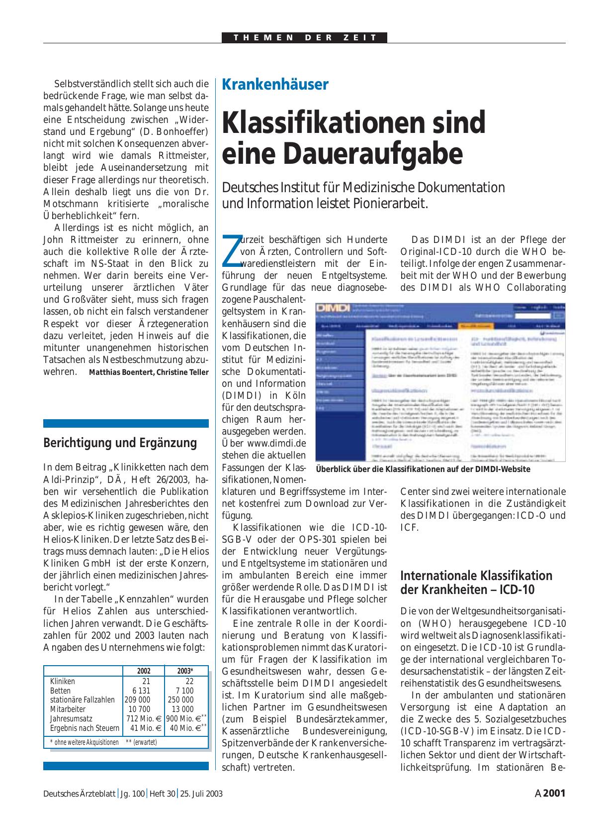 Vorschauseite 1: Berichtigung und Ergänzung