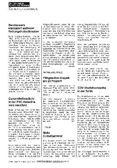 Vorschauseite 1: Berlin: EDV-Modellversuche in der Kritik