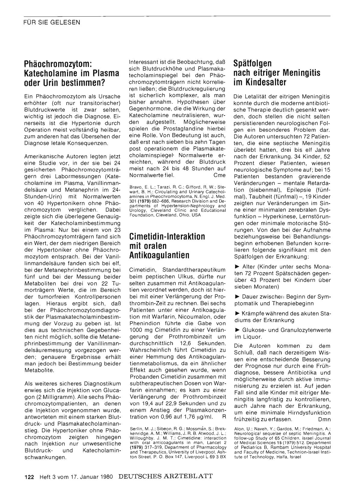 Vorschauseite 1: Phäochromozytom: Katecholamina im Plasma oder Urin bestimmen?