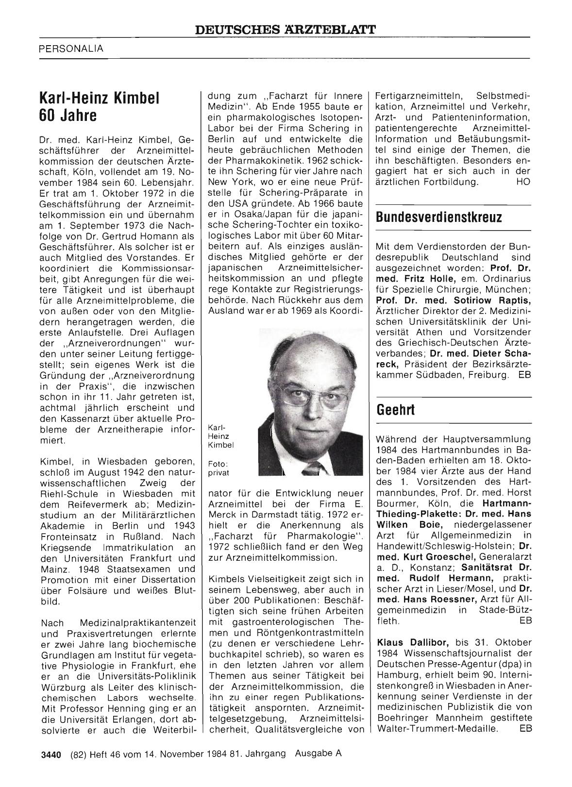 Vorschauseite 1: Geehrt
