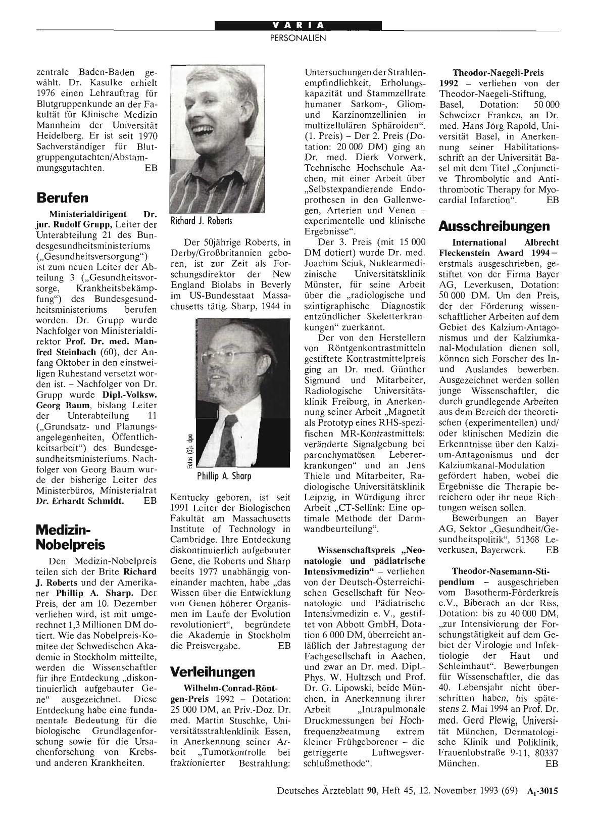 Vorschauseite 1: Berufen