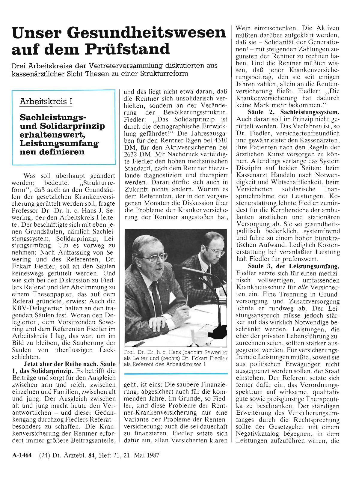 Vorschauseite 1: Unser Gesundheitswesen auf dem Prüfstand