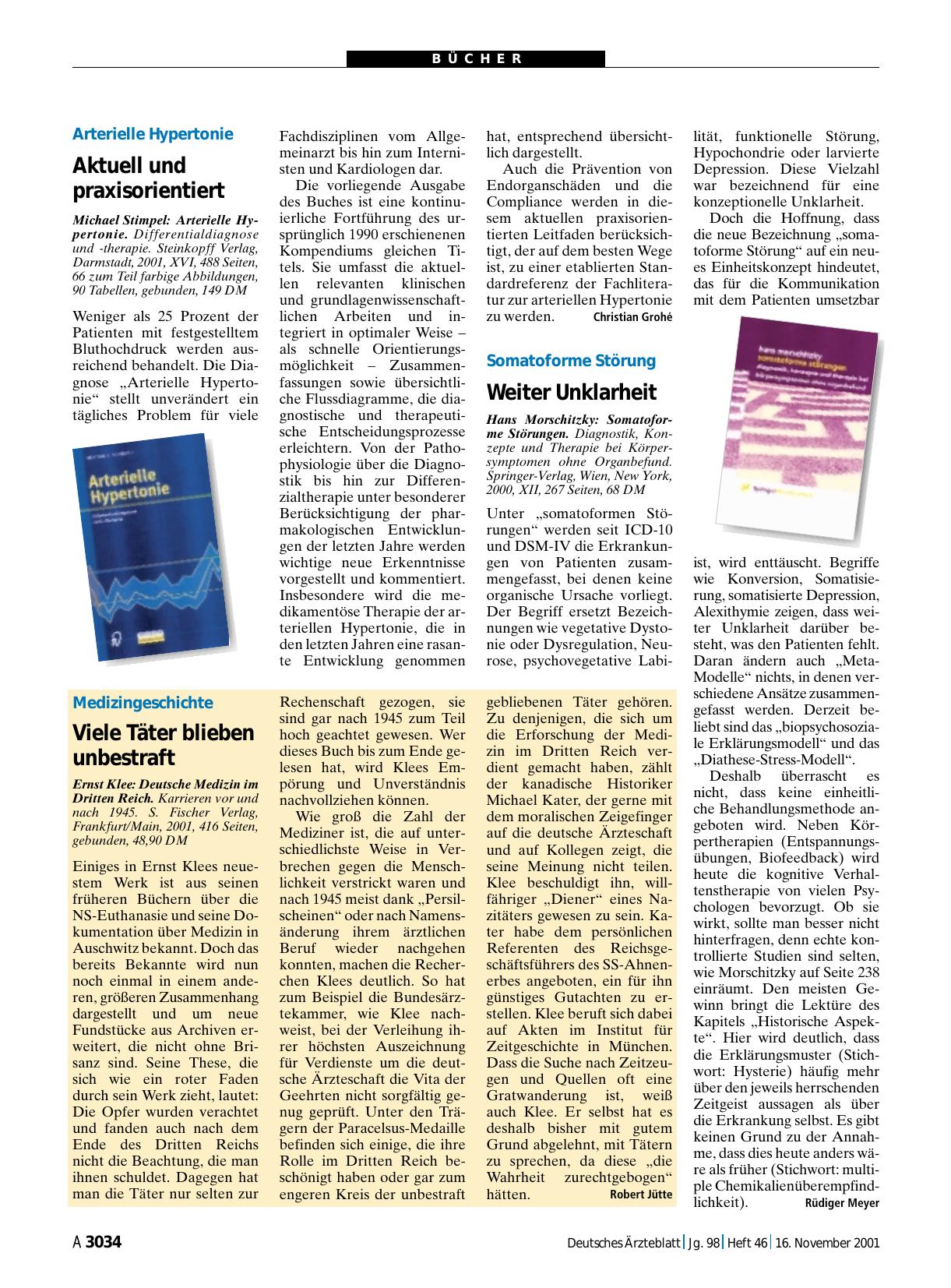 Vorschauseite 1: Somatoforme Störungen