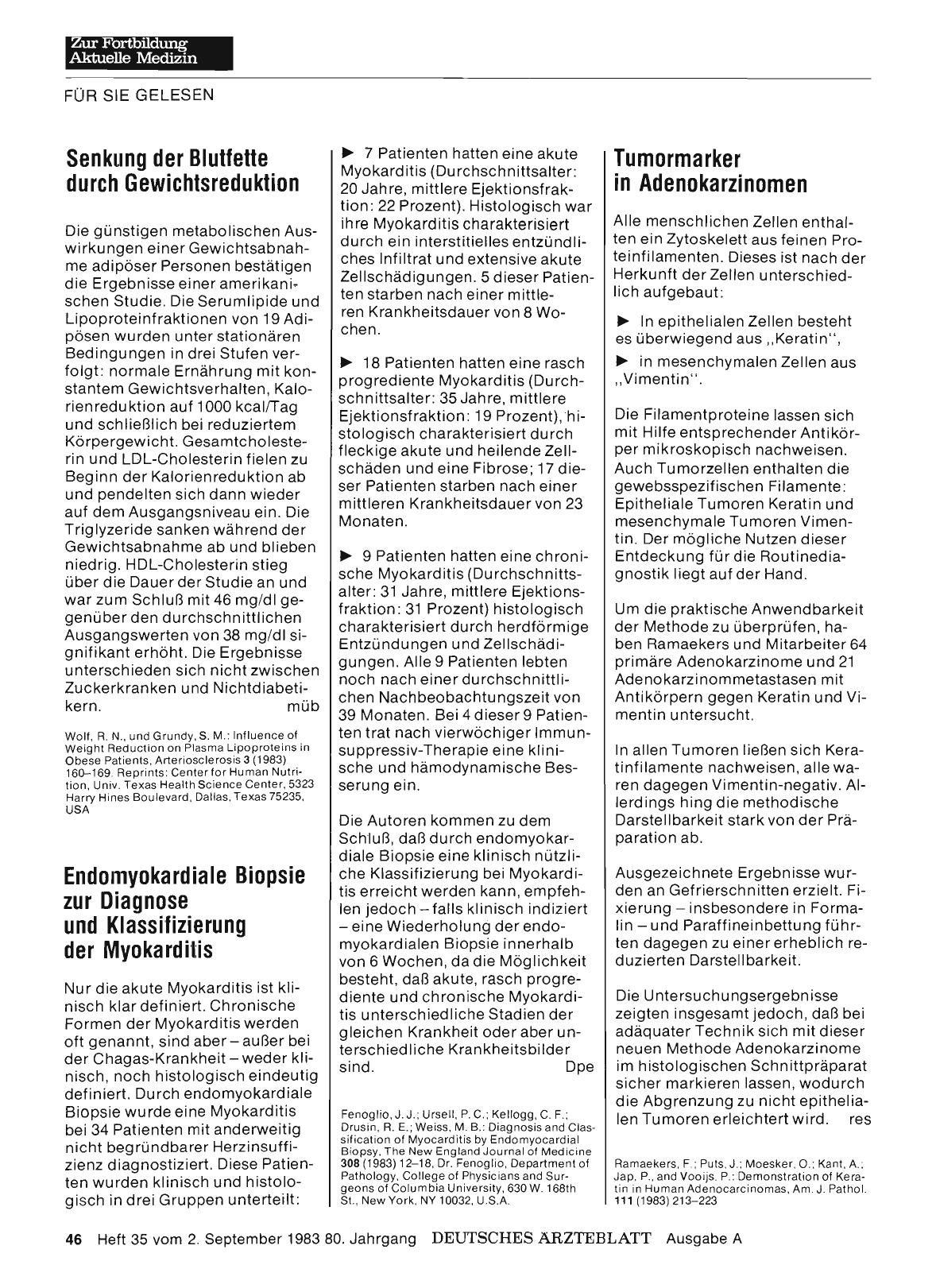 Vorschauseite 1: Senkung der Blutfette durch Gewichtsreduktion