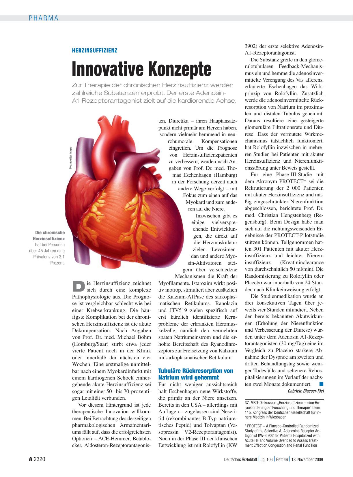 Vorschauseite 1: Herzinsuffizienz: Innovative Konzepte