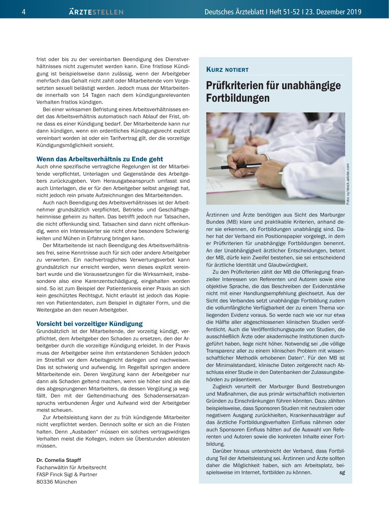 Vorschauseite 1: Prüfkriterien für unabhängige Fortbildungen