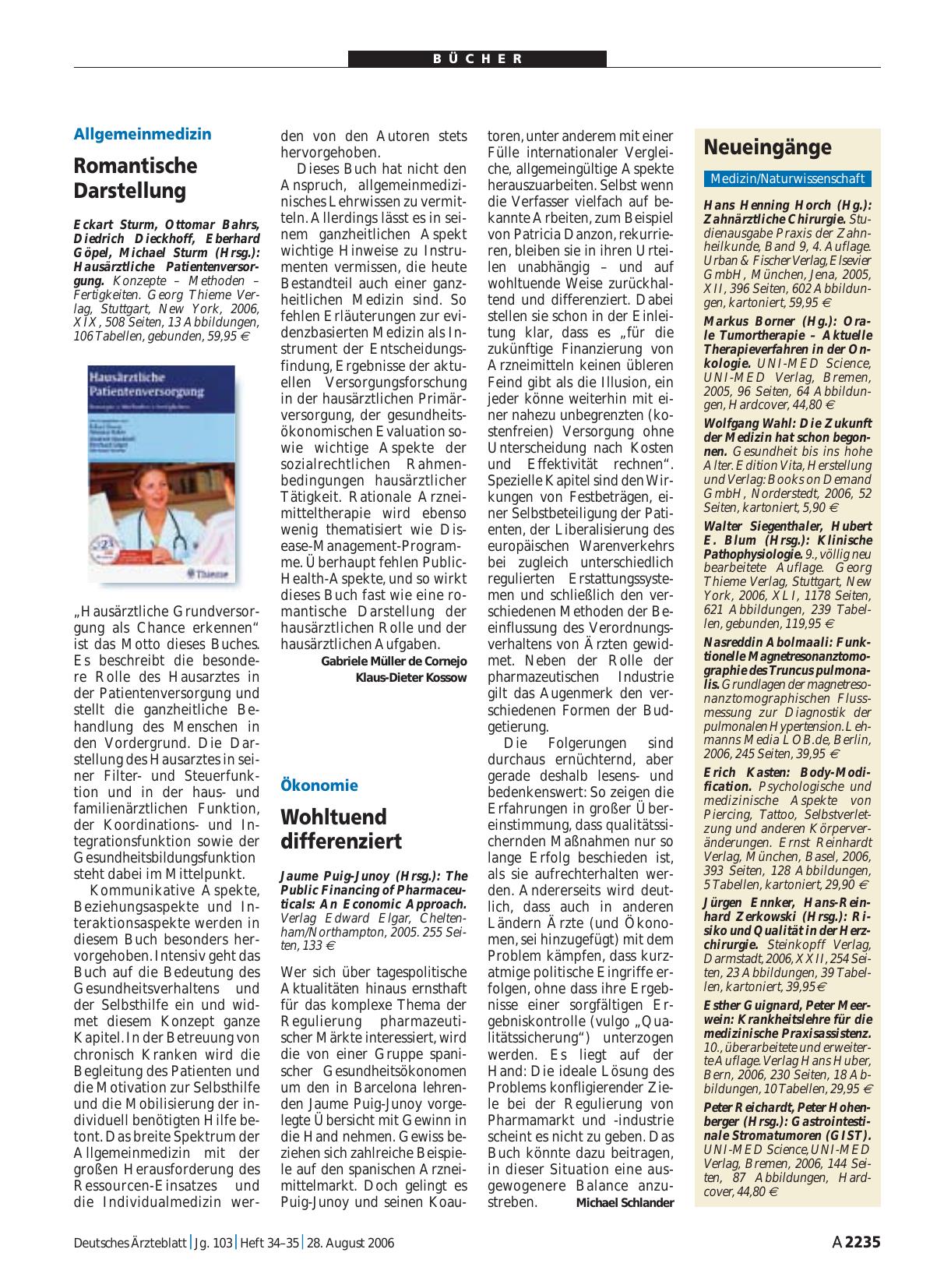Vorschauseite 1: Hausärztliche Patientenversorgung. Konzepte – Methoden – Fertigkeiten