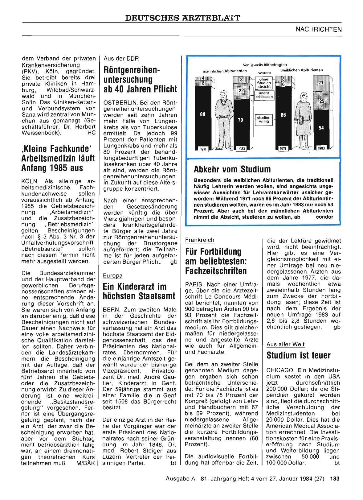Vorschauseite 1: Für Fortbildung am beliebtesten: Fachzeitschriften