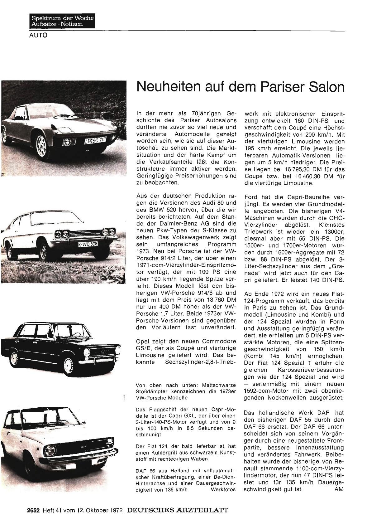 Vorschauseite 1: Neuheiten auf dem Pariser Salon