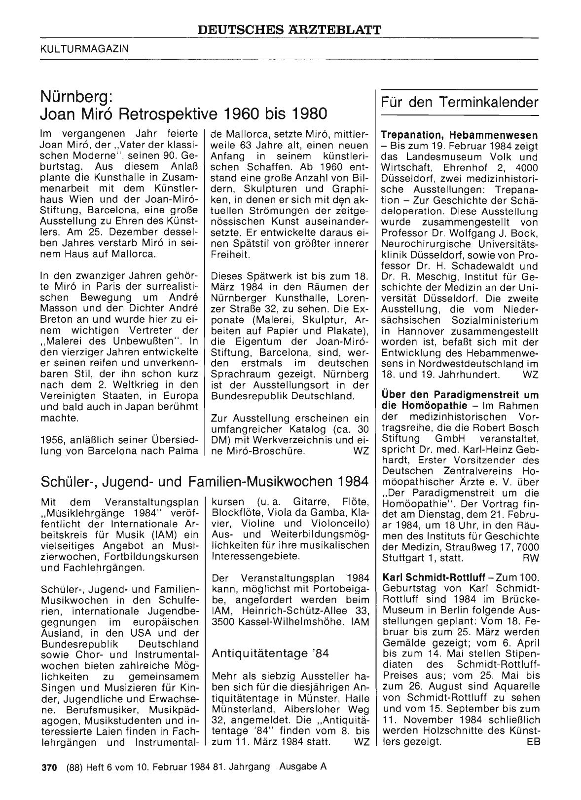 Vorschauseite 1: Für den Terminkalender
