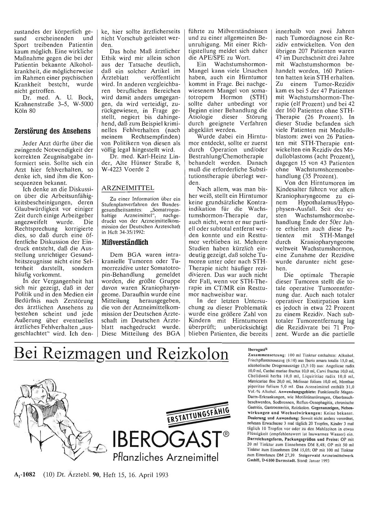 Vorschauseite 1: ARZNEIMITTEL: Mißverständlich