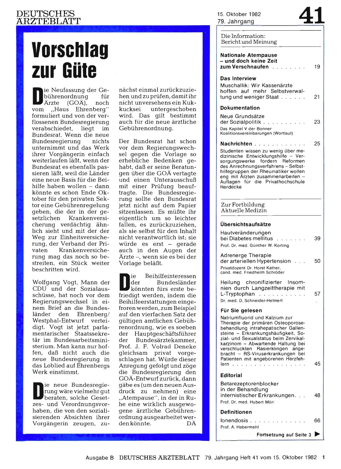 Vorschauseite 1: Vorschlag zur Güte