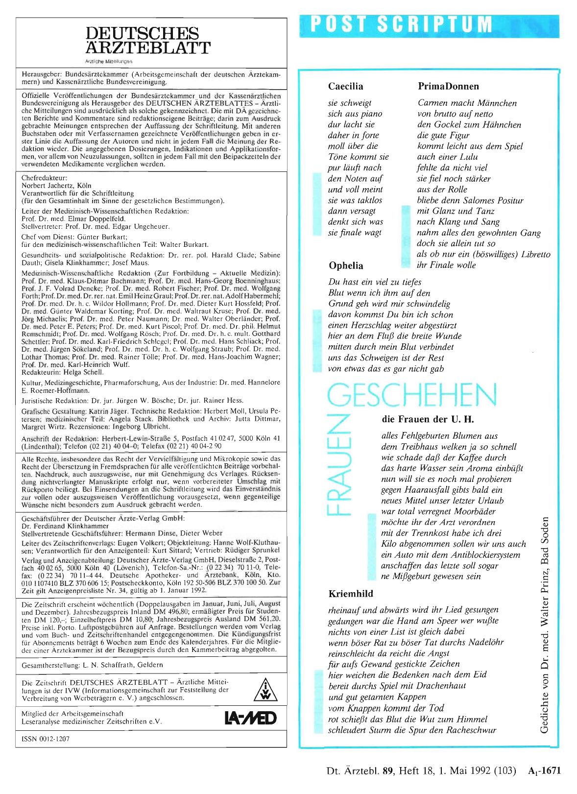 Vorschauseite 1: Frauen Geschehen