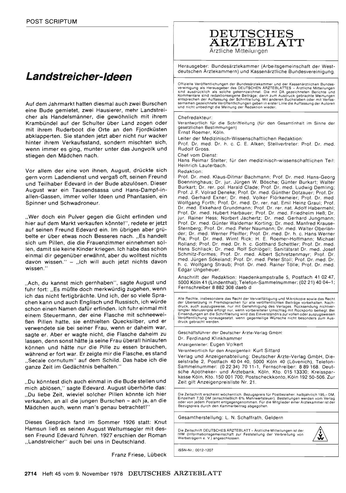 Vorschauseite 1: Landstreicher-Ideen