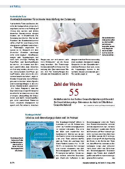 Vorschauseite 1: Zahl der Woche 55