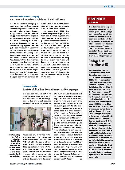 Vorschauseite 1: Randnotiz: Frühgeburt beeinflusst IQ