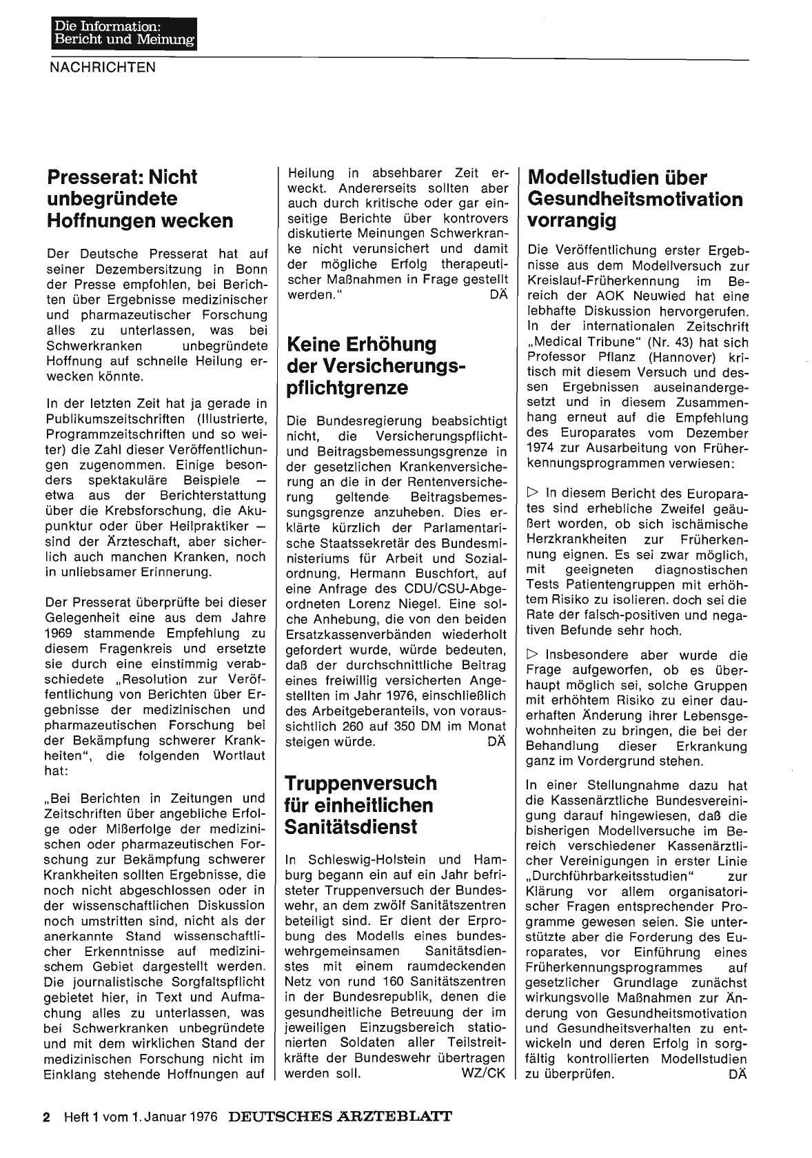Vorschauseite 1: Keine Erhöhung der Versicherungspflichtgrenze