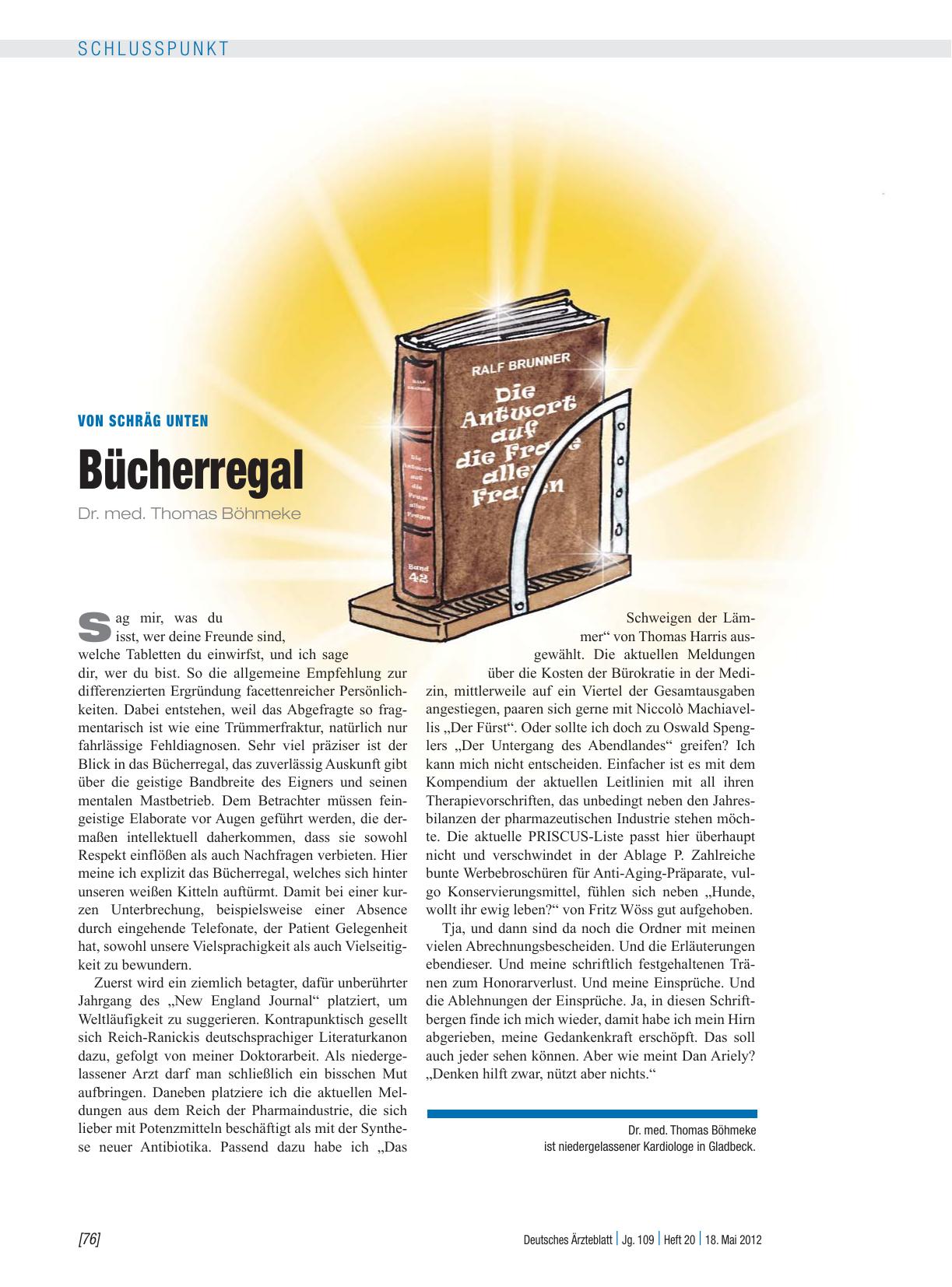 Vorschauseite 1: Von schräg unten: Bücherregal