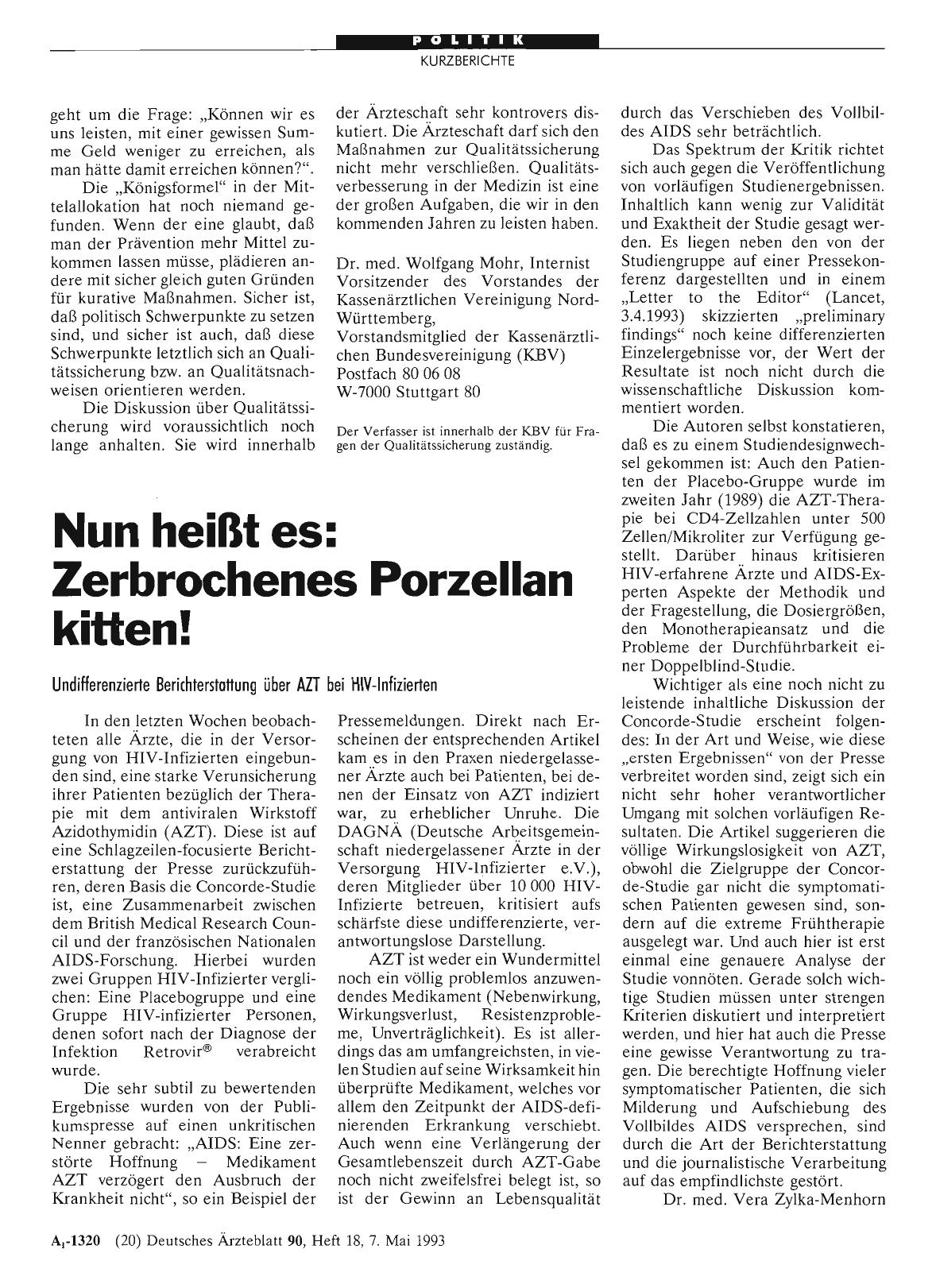 Vorschauseite 1: Nun heißt es: Zerbrochenes Porzellan kitten!