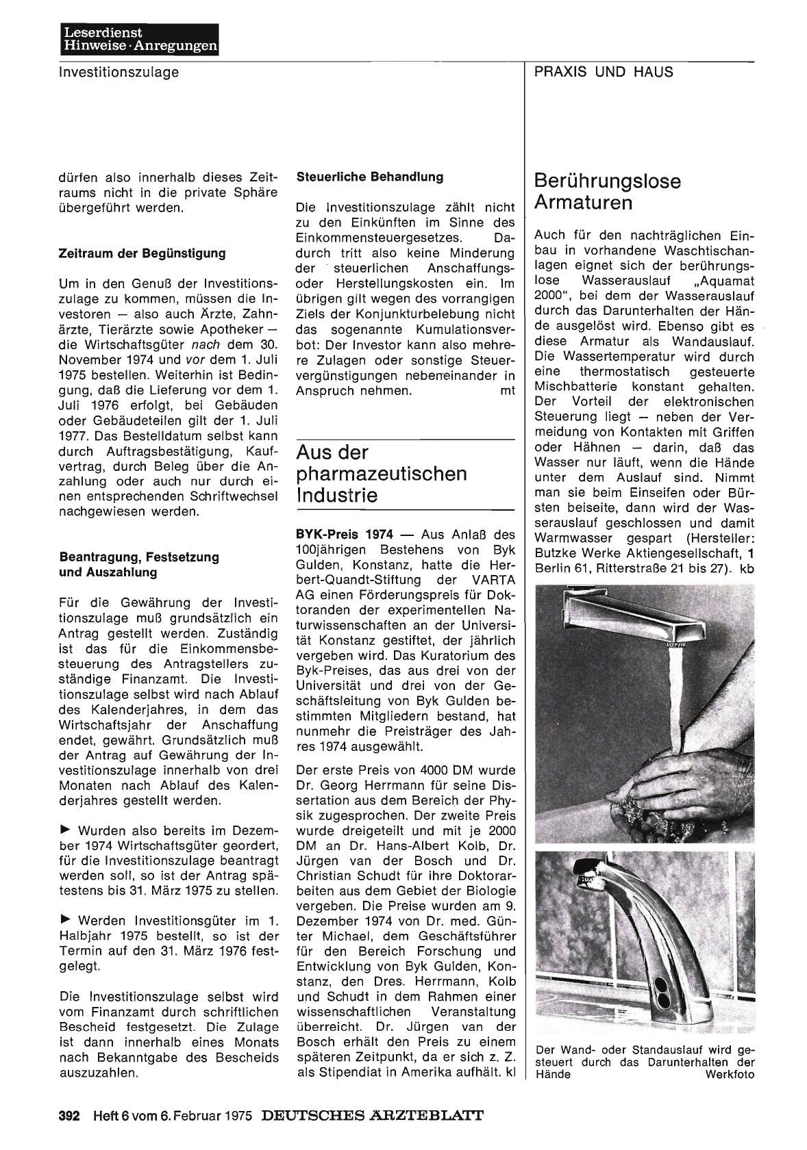Vorschauseite 1: Berührungslose Armaturen