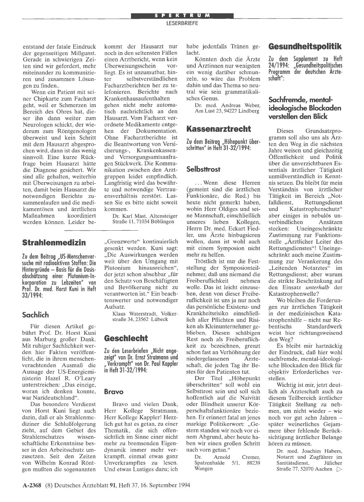 Vorschauseite 1: Strahlenmedizin: Sachlich