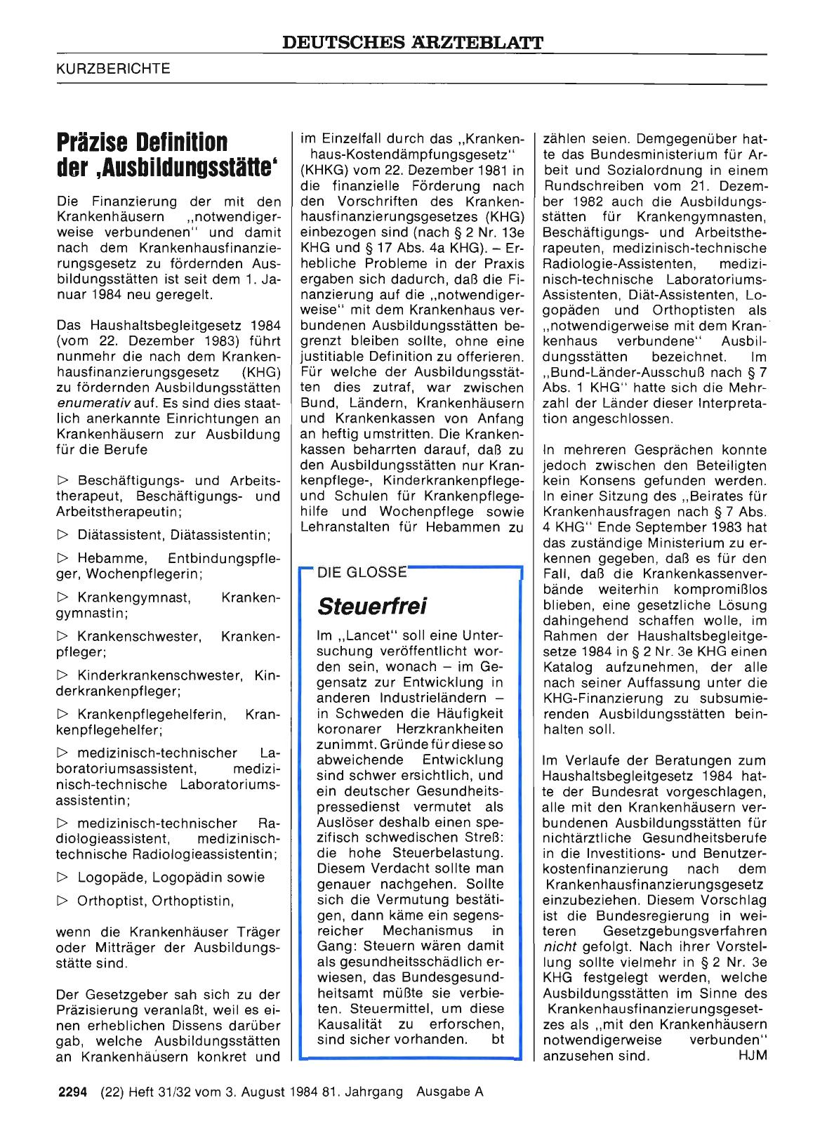 Vorschauseite 1: Steuerfrei