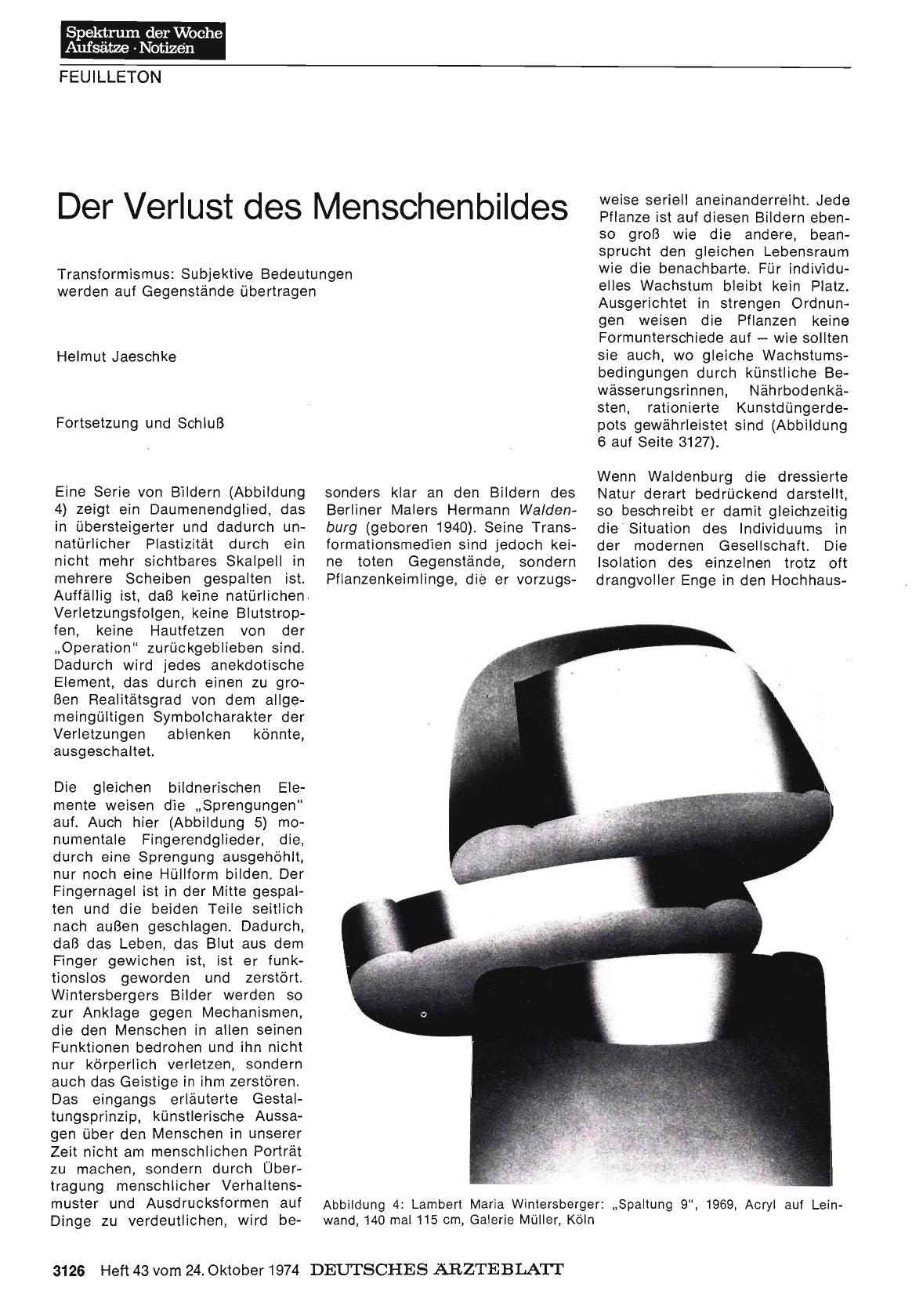 Vorschauseite 1: Der Verlust des Menschenbildes