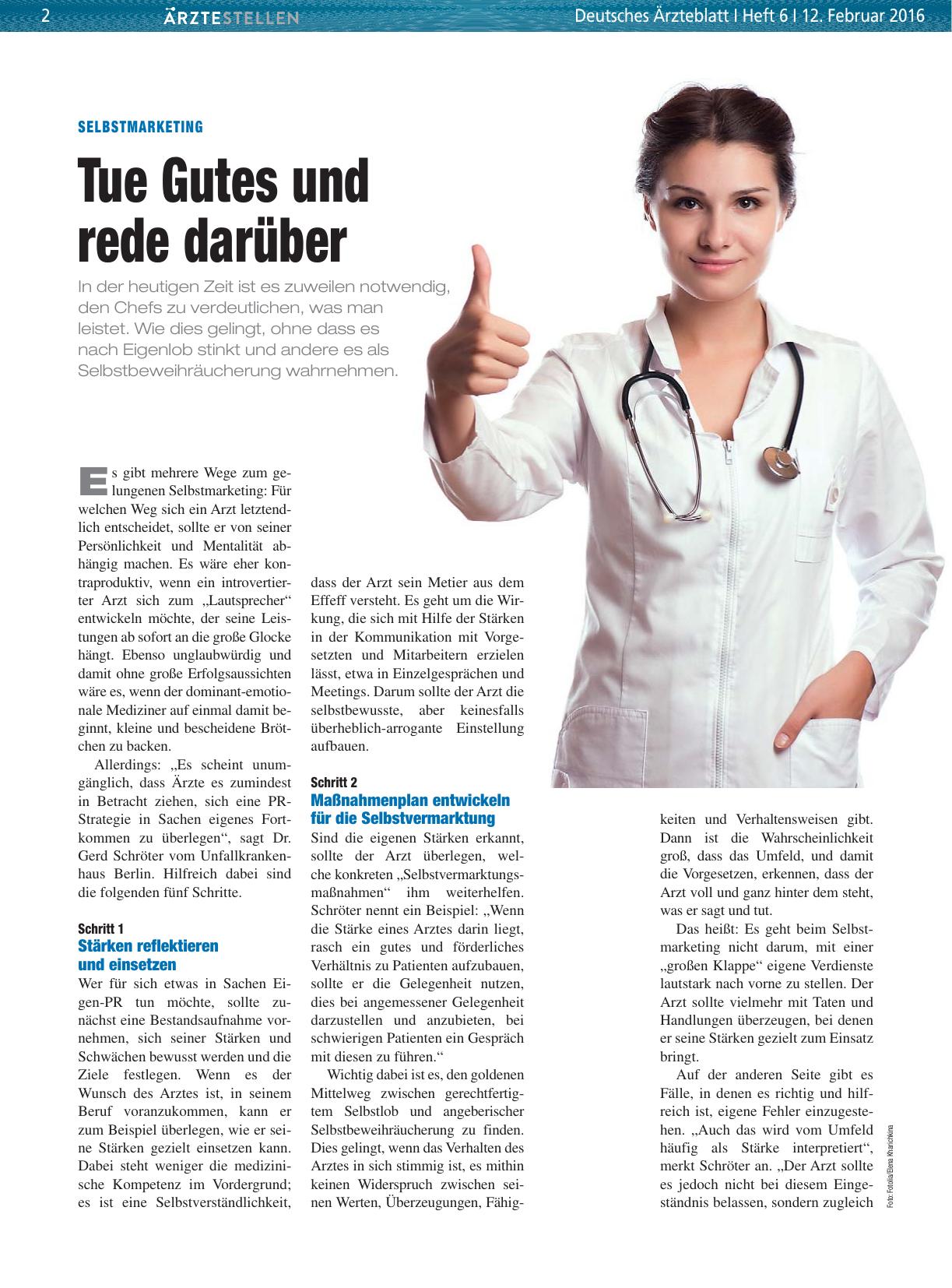 Vorschauseite 1: Selbstmarketing: Tue Gutes und rede darüber