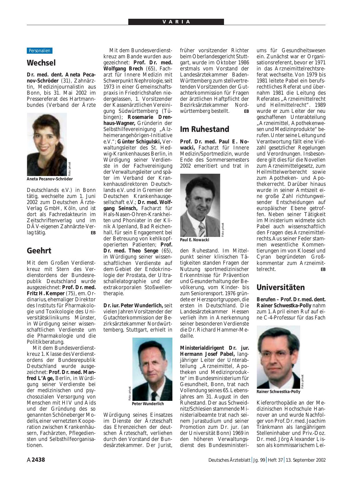 Vorschauseite 1: Wechsel